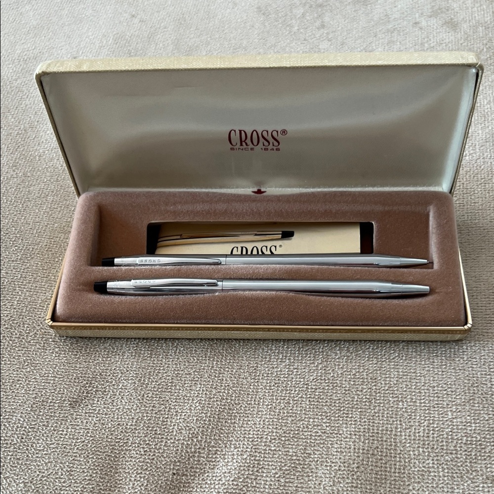Cross Classic Silver Pen Set